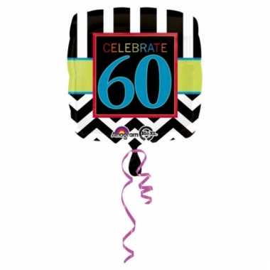 60 jaar geworden gevulde heliumballon