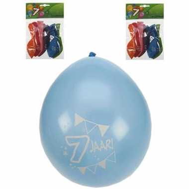 7 jaar party/verjaardag ballonnen
