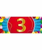 3 jaar sticker