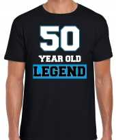 50 legend verjaardag cadeau t shirt zwart voor heren