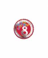 8 jaar helium ballon happy birthday