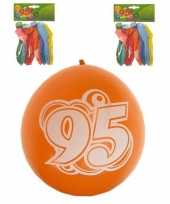 8 stuks feest ballonnen 95 jaar